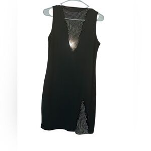 Chic Black Sleeveless Mini Dress